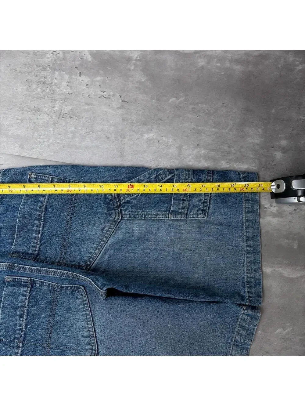 Y2K Blue Arizona Jeans Company Grunge Baggy Carpenter Skater Denim Jorts